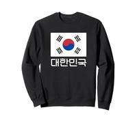 "Republic of Korea" Korean Flag Hangul Word Sweatshirt