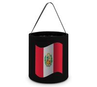 Republic of Peru Flag Halloween Tricking Or Treating Bag