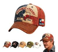 Republic of Texas Vintage Baseball Cap,1836-1845 Lone Star Legacy Texas Republic Baseball Cap,tex-as Lone Star State hat (#01)