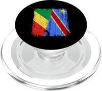 Republic of the Congo Congo Half Flag PopSockets PopGrip for MagSafe