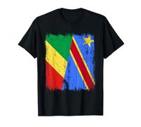 Republic of the Congo Congo Half Flag T-Shirt
