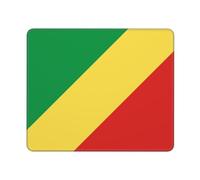 Republic Of The Congo Military Flag Computer | Integrated Mouse Pad| Oversized Design| Soft Smooth For Writing| Anti-Slip Rubber Base Stable