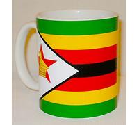Republic of Zimbabwe National Flag Ceramic Mug Zimbabwean Novelty Gift