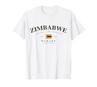 Republic of Zimbabwean Flag Logo, Unity, Freedom, Work 1980 T-Shirt