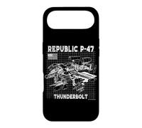 Republic P47 Thunderbolt USA Aircraft Sketch Father's Day Case for iPhone Air