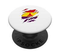Republican Flag International Brigades 3D Effect PopSockets Adhesive PopGrip
