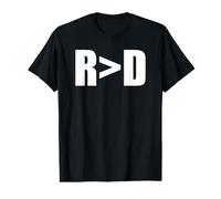 Republican Greater Than Democrat R>D Fun Republican Value Graphic T-Shirt