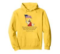 Republican Jesus Holding American Flag Protest Pullover Hoodie