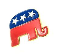 Republican Party Elephant Logo Donald Trump USA United States of America American Metal Pin Badge