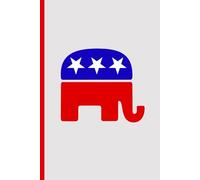 Republican Party Notebook - Patriotic Journal for Writing, Notes, and Political Support: Political Composition Book with College Ruled Pages, 6x9, 200 Pages