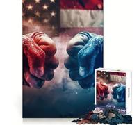 Republicans Vs Democrats 1000 Piece Jigsaw Puzzles for Teenagers Jigsaw Think Toy Together Fun Sharp Cut Art Collectible (38x26cm)