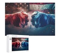 Republicans Vs Democrats Vivid Jigsaw Puzzle for Adults, 1000 PCS