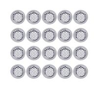 Repuhand 20 Pcs Stainless Steel Air Vent Hole Round Shaped Mesh Hole for Kitchen, Bathroom, Cabinet, Wardrobe