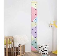 Repuhand Kids Growth Chart Portable Roll-up Children's Height Hanging Measure Chart Wall Decor for Kids Bedroom Nursery 79"x7.9"