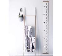 Repuhand Kids Growth Chart Portable Roll-up Children's Height Hanging Measure Chart Wall Decor for Kids Bedroom Nursery 79"x7.9"