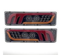 REPYL 2pcs 12-24V LED Truck Tail Light Rear Lights Stop Brake Indicator Signal Lamp For Trailer Caravan Lorry Tractor (Color : 2 PCS 46CM, Size : 12v)
