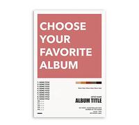 Request Your Own Album Choice, Custom Album Cover Posters,Wall Art Print Wall Decor, Personalized Customized Gifts Idea Family, Friend