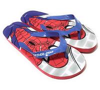 Requeteguay Urban RU Spiderman Flip Flops for Beach or Pool | Spiderman Marvel | Spiderman Flip Flops for Kids, red, 13 UK