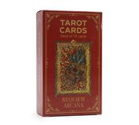 Requiem Arcana Tarot Cards With Guide Book - Gothic Skeletal Artwork Set