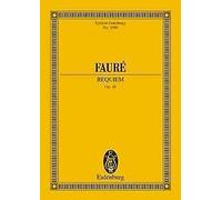 Requiem op. 48 2 soloists, choir and orchestra Gabriel Fauré Eule