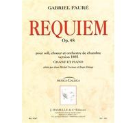 Requiem, Op.48 for soli, choir & chamber orchestra (Version 1893). Vocal Score