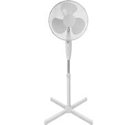 REQUISITE NEEDS - 16" Electric Oscillating Floor Standing Tall Pedestal Air Cooling Fan - Multi-Speed Setting - Great for Home and Office - (White)