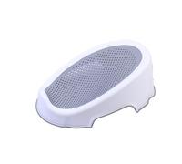 REQUISITE NEEDS Baby Bath Support, Non-Slip Infant Bathing Seat, Grey, Safe for Newborns up to 6 Months, Comfortable Perforated Design