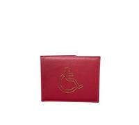 Requisite Needs Disabled Blue Badge and Timer Holder Wallet Protector Disability Parking Permit Holder (Maroon)