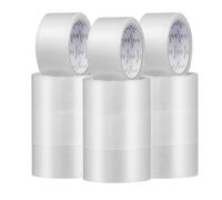 REQUISITE NEEDS Heavy Duty Packaging Tape 48mm x 66m - Strong Adhesive Roll for Packing, Shipping & Moving - Industrial & Household Use (Clear)