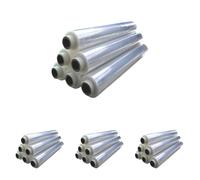 REQUISITE NEEDS Heavy Duty Shrink Wrap Roll Cling Film Packaging 400MM x 250M (Pack Of 24) (Clear)