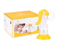 REQUISITE NEEDS Manual Breast Pump, Compact Design, Personal Fit Flex Shields, with Cleaning Brush