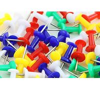 Requisite Needs Push cork board Pins Drawing Pins for Cork Notice Board Thumb Tacks (200 Pins)