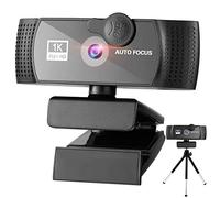 RERBO 1080p Webcam Full HD Camera with Microphone, AutoFocus 120-degree Wide Angle Web Camera with Tripod Stand and Privacy Cover for Zoom/Skype/FaceTime, Conferencing and Video Calling