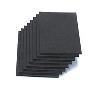 RERIVER 6" X 8" X 1/5" Thick Heavy Duty Felt Sheets - 8 Sheets (Black)