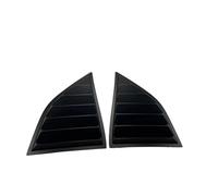 REROM Car Rear Window Blinds for Dodge Challenger 2008 2009 2010 2011 2012 2013 2014 2015 2016-2023, Rear Side Window Louvers Vent Car Rear Window Louver Decor Accessory,- Black