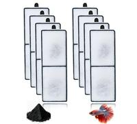 Reroon 8 Pack Carbon Filter Sponge Pad Compatible with U3 Range | Fish Tank Accessories Internal Replacement Cartridges | Underwater Filter Sponge for Internal Aquarium Fish Tank 10 Gal 20 Gal