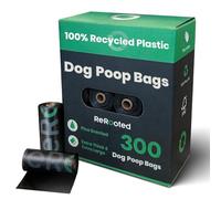 ReRooted - 100% Recycled - Leak-Proof Dog Poop Bags - Pine Scented Waste Bags for Clean Walks - Extra Thick, Tear-Resistant, Dispenser Compatible