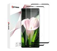 REROXE Pack of 2 Tempered Glass Screen Protectors for Samsung Galaxy S10, 3D Full Coverage, Anti-Scratch Samsung S10 Screen Protector, HD Clear Anti-Dirt S10 Film