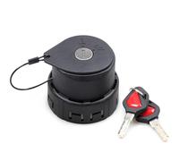 RERPRO Fuel Locking Gas Cap Compatible with 2021 2022 2023+ New Ford Bronco 2/4 Door F150 Interior Accessories Lock Fuel Tank Filler Plug with 2 Keys, 1 Set Black