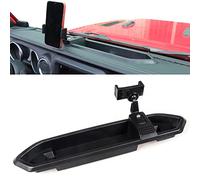 RERPRO JL Dash Mount Phone Holder for 2018-2023 Jeep Wrangler JL 2020-2023 Jeep Gladiator JT Storage Tray Cellphone System Kit, Not for Oil-Electric Vehicle Version