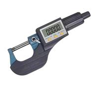 Rersduyt 0.001mm Electronic OD Micrometer 0-25mm Digital Micrometer 0.001mm Electronic Micrometer Micro Digital Outside Micrometer Carbide Tip Measuring Tool Caliper Gauge Micrometer