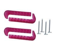 Rersduyt 1 Pair Soft Plastic Ice Hockey Figure Skate Blade Guard Cover Protector Ice Skate Runner Guards for Women Kids Rose
