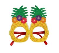 Rersduyt 1 PCS Summer Hawaiian Glasses As Shown Felt+Plastic Coconut Tree Photo Glasses Frame,D