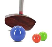 Rersduyt 1 Piece Solid Color Park Golf Balls Park Golf Ball 60mm 2.36in Red