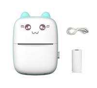 Rersduyt 1 Rolls Mini Printer Mini Printer Thermal Paper Label Sticker Self-Adhesive Thermal Printing Paper Inkless Printing Picture Blue
