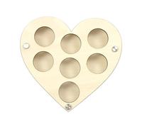 Rersduyt 1 Set Golf Tee Show Rack Display Shelves Display Shelf Golf Ball Holder Softball Supply Wood Display Stand Honeycomb B