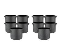 Rersduyt 10 Pcs Grow Bags 5 Gallon Plant Grow Bags Multi-Purpose Nonwoven Fabric Pots with Handles,Outdoor Garden Plant Pots