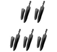 Rersduyt 10X Black Mountain Bike Bicycle Road Tire Front Rear Mudguard Set Mud Guard Big Flying Fish