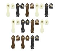 Rersduyt 12 Pack Snap Buckles Leather Snap Buckles Bag Straps Button String Sewing on Leather Purse Closure Snap Buttons DIY Craft Tools