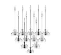 Rersduyt 12 Pcs Table Number Holders 9 Inch Place Card Holder with Alligator Clip Metal Table Card Holders Table Number Stands